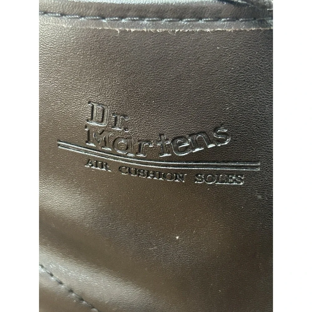 Dr. Doc Martens 1460 J Youth Kids Size 4 Lace Up Boots Black Leather Side Zip